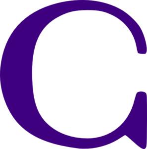 Purple C clip art - vector clip art online, royalty free & public ...
