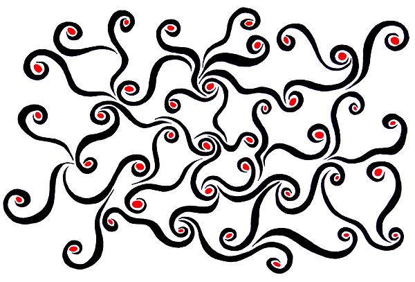 Rose Petals On The Water Drawing by Beth Akerman - Rose Petals On ...