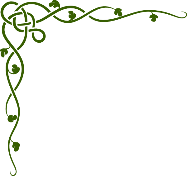 Flourish In Green clip art - vector clip art online, royalty free ...