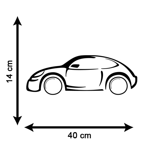 Car Outline | Wall Sticker Planet