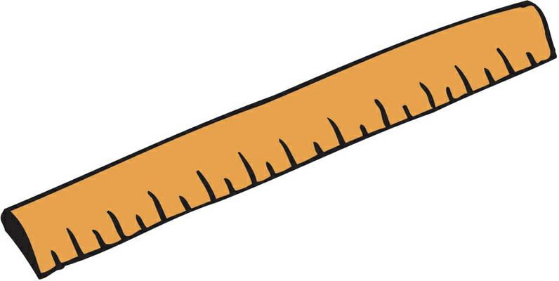 Foot ruler clipart