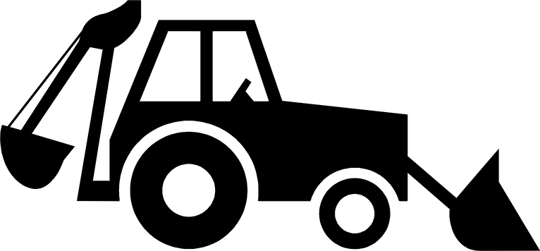 Backhoe Clipart