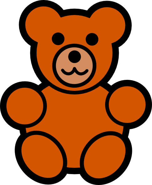 Animated teddy bear clipart