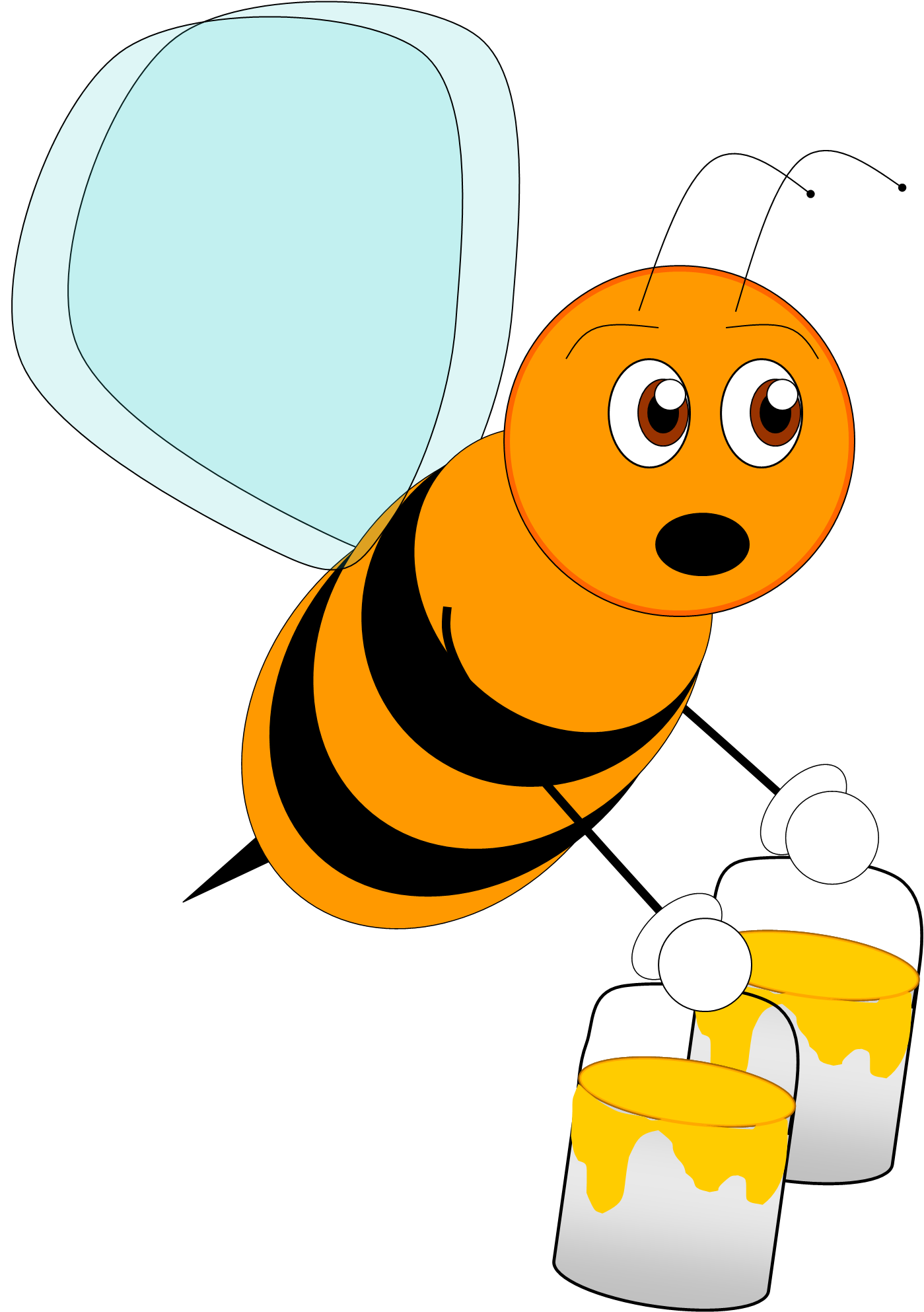 Bee 4 Image Vector Clip Art Online Royalty Free