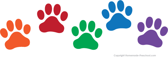 Free Paw Prints Clipart