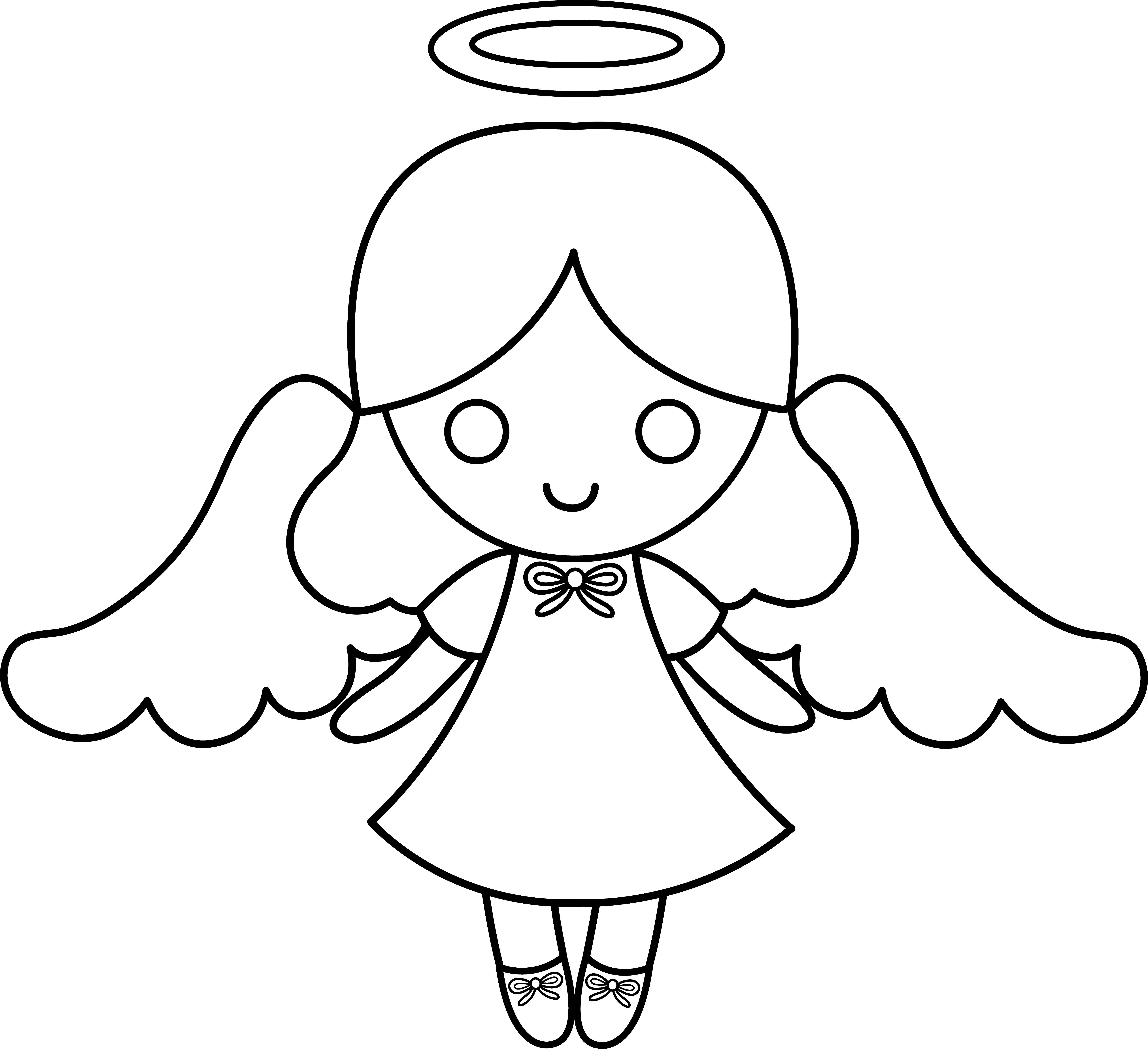 Black Angels Clip Art
