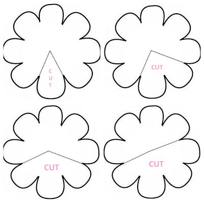 Flower Template | Templates, Paper ...