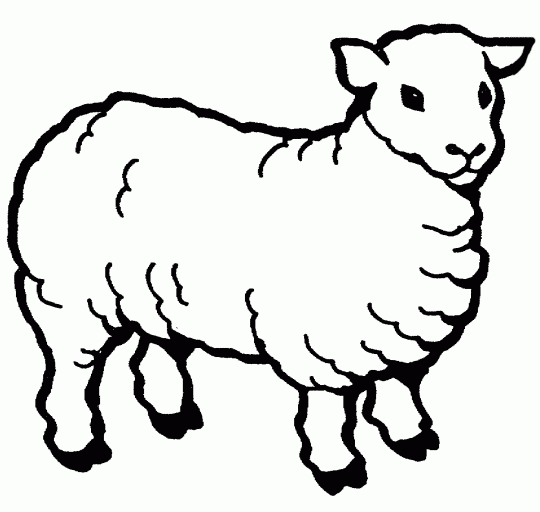 Sheep Templates Printable - ClipArt Best
