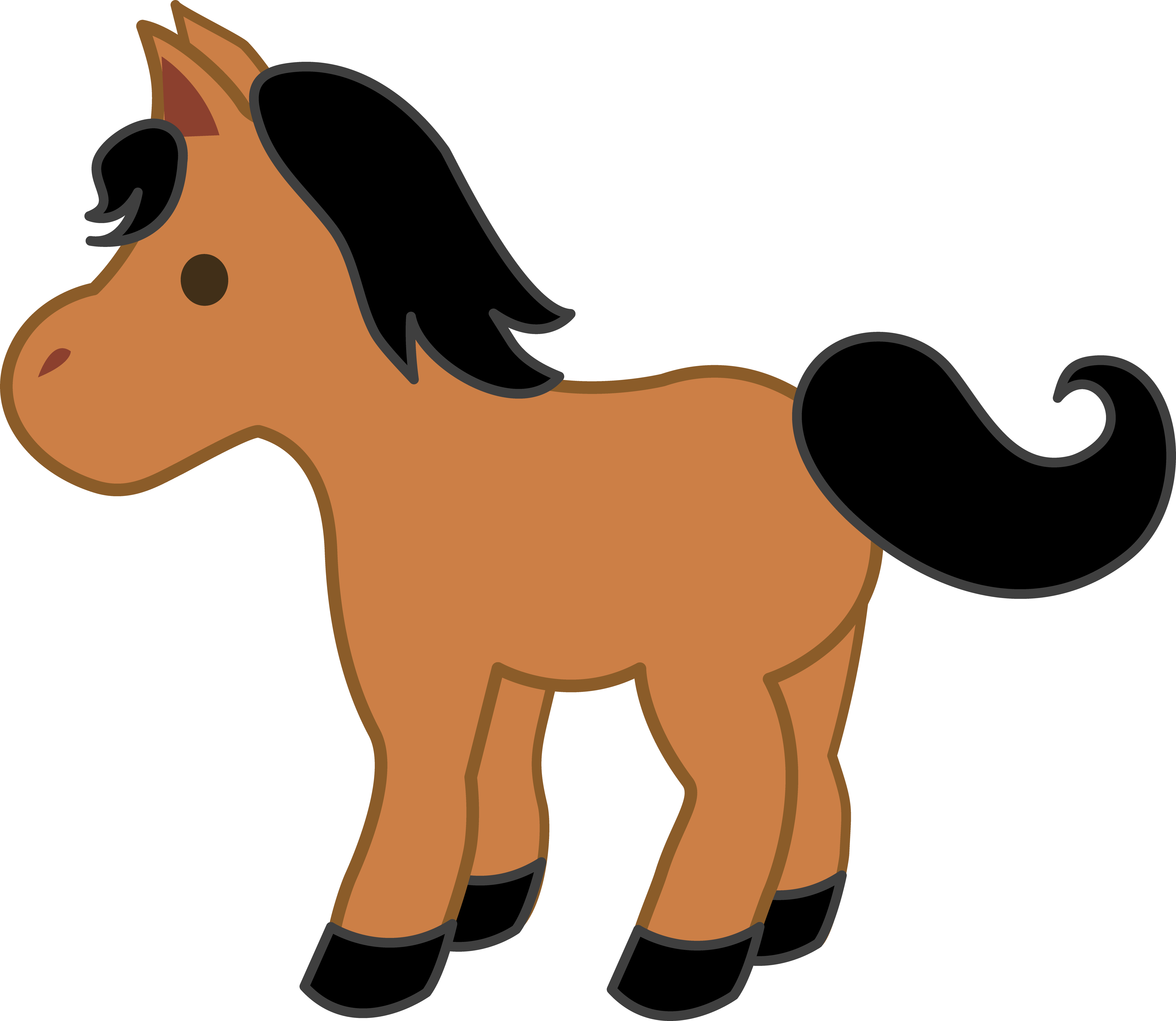 Cartoon Horses Clipart