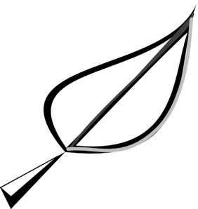 Leaf Outline clip art - vector clip art online, royalty free ...