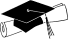 Graduation Cap And Diploma Clipart