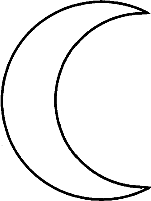 Half Moon Drawing - ClipArt Best