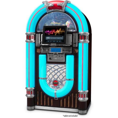 Electrohome Kinsman Jukebox with CD Player, FM Radio, USB and SD ...