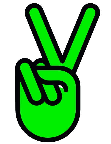 clipartist.net Â» Clip Art Â» v Sign Vsign Peace Symbol clipartsy ...