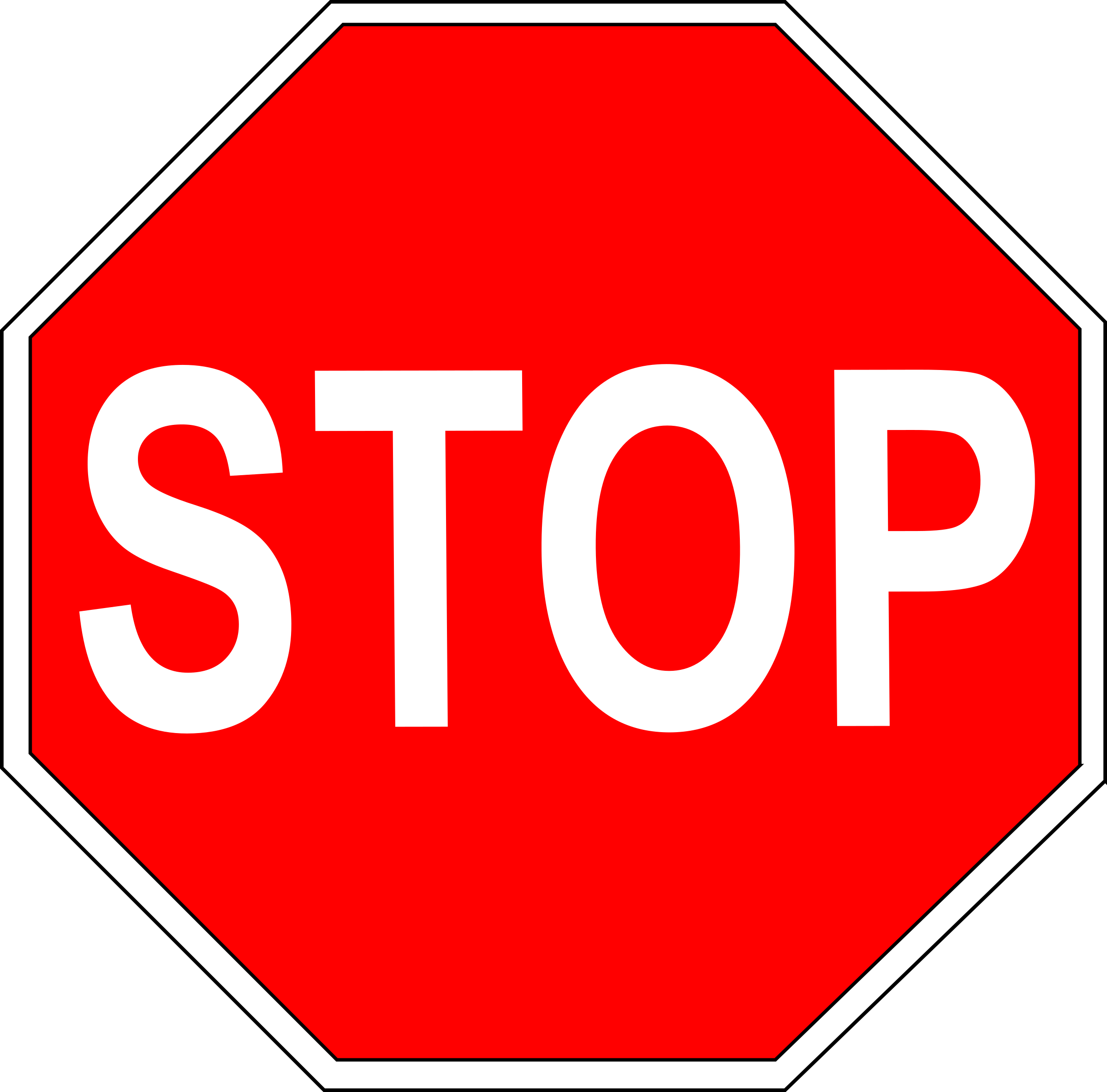 Clipart - Stop Sign