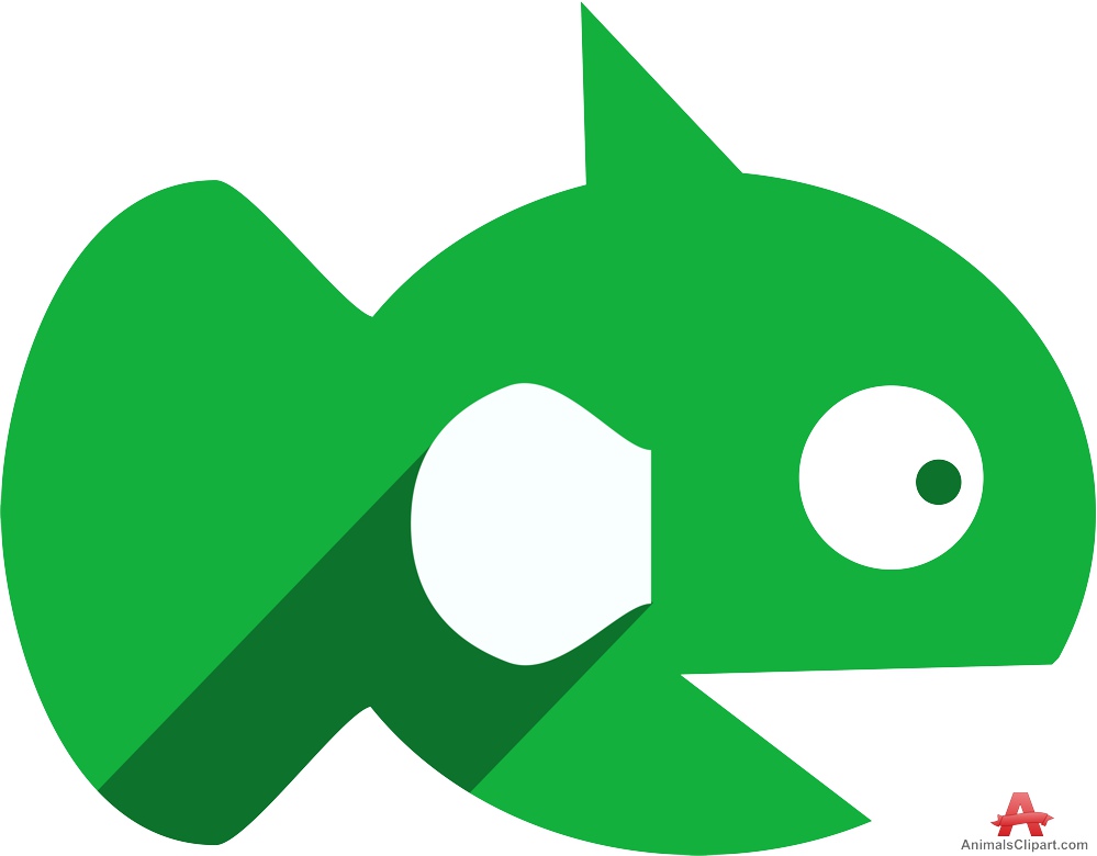 Green Flaton Fish Icon | Free Clipart Design Download