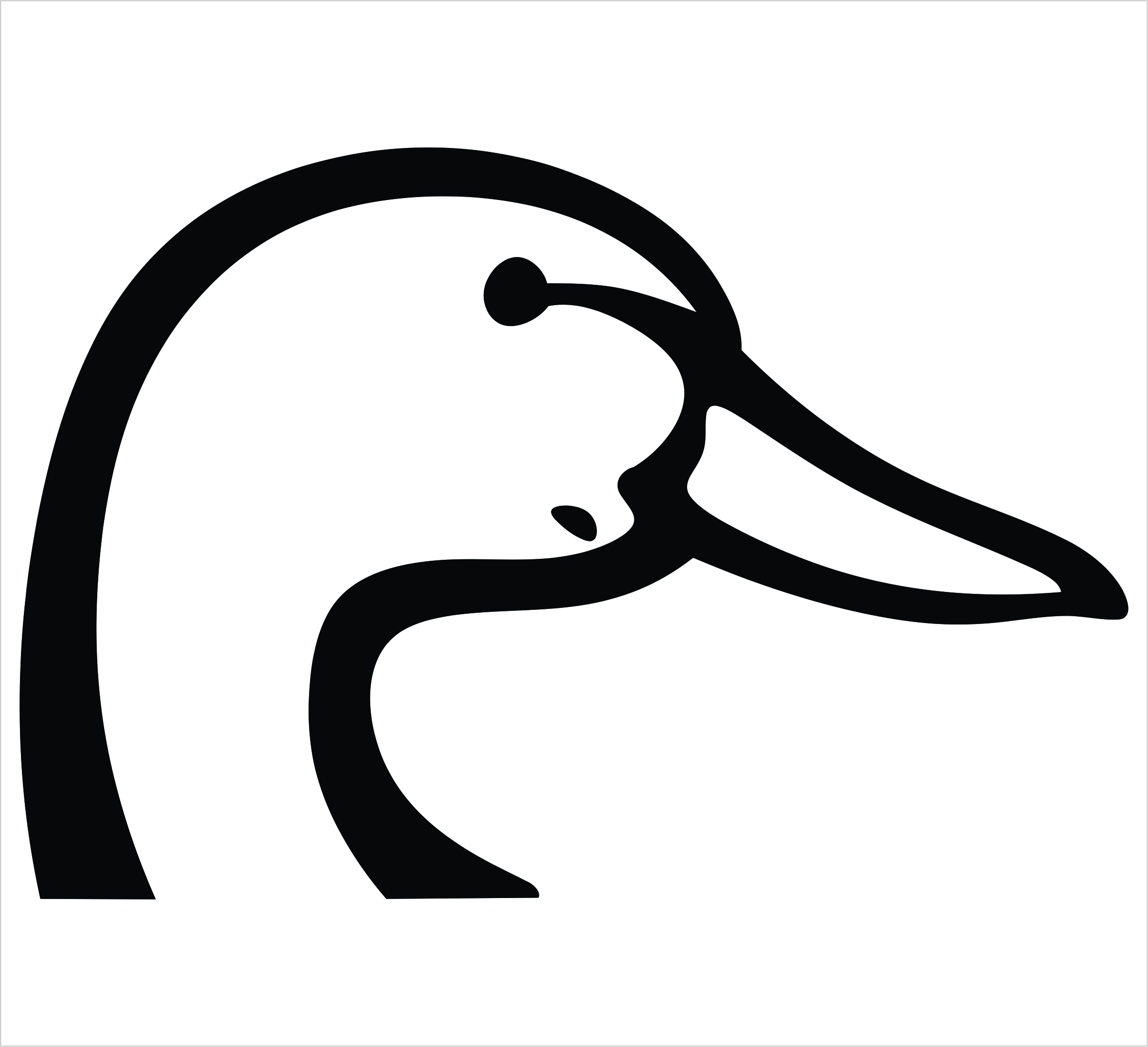 Duck head clipart