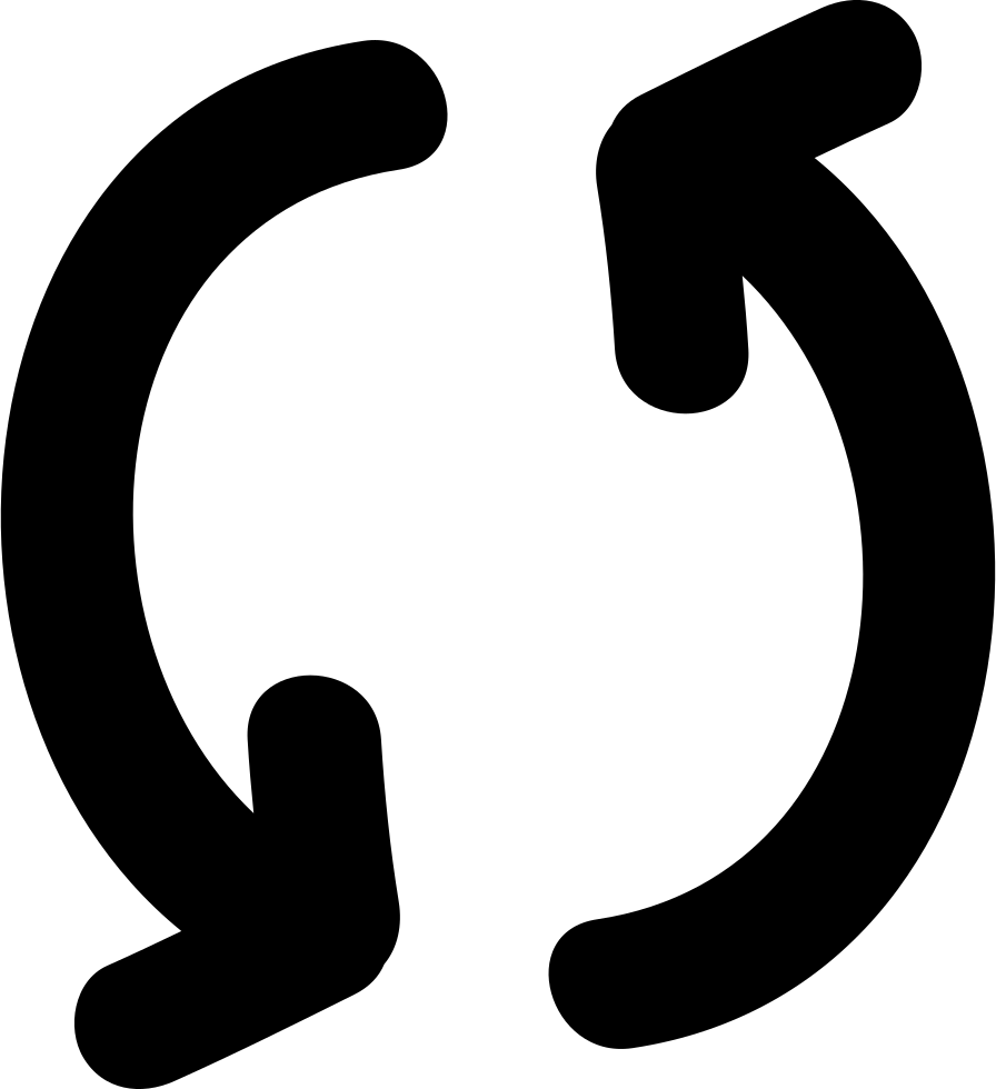 Cycle Couple Of Arrows Hand Drawn Lines Svg Png Icon Free Download ...