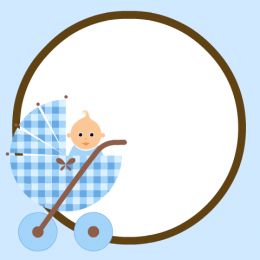 Free frame clipart art baby boy