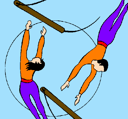 Paint and color drawings of Aerialists by the users of ...