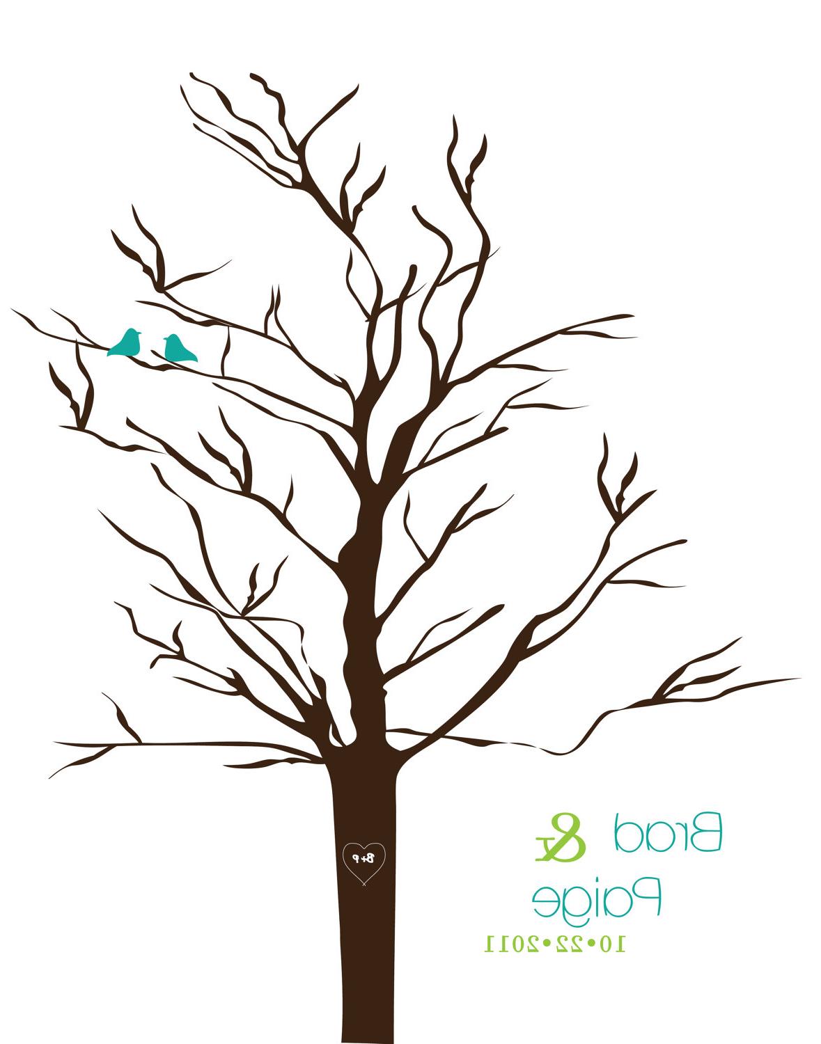 Eduarda's blog: Custom Fingerprint Wedding Tree Guest Book ...