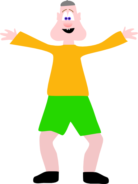 Human body clipart for kids