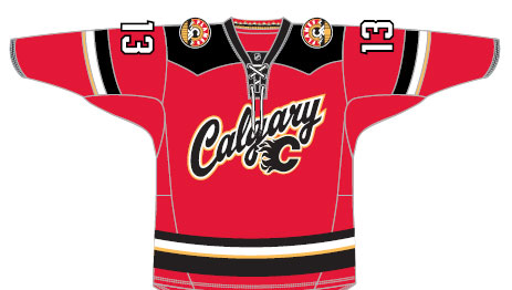Flames unveil new third sweater at fan event - Sportsnet.ca