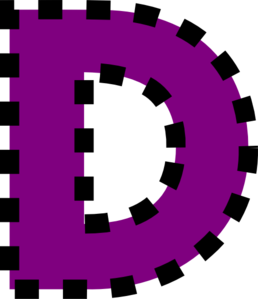 Letter D clip art - vector clip art online, royalty free & public ...