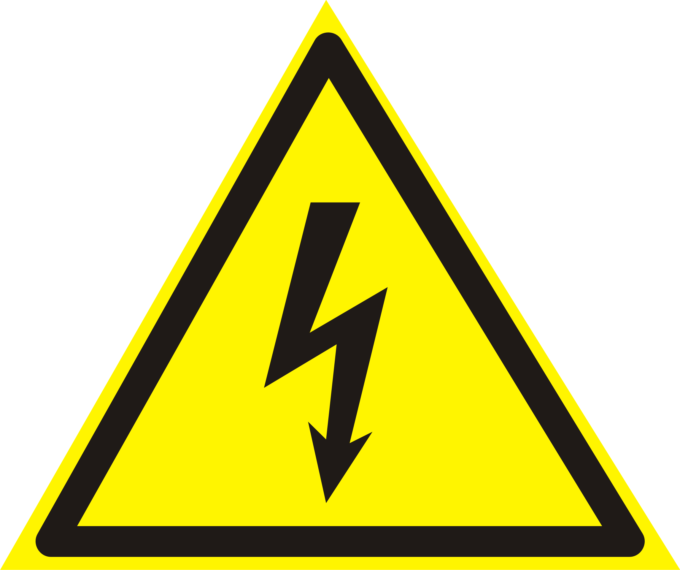 Vector symbol «Attention. Danger (other hazards)» (exclamation ...