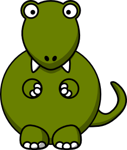 Dinosaur clip art Free Vector