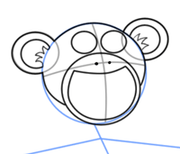 Crazy Cartoon Monkey