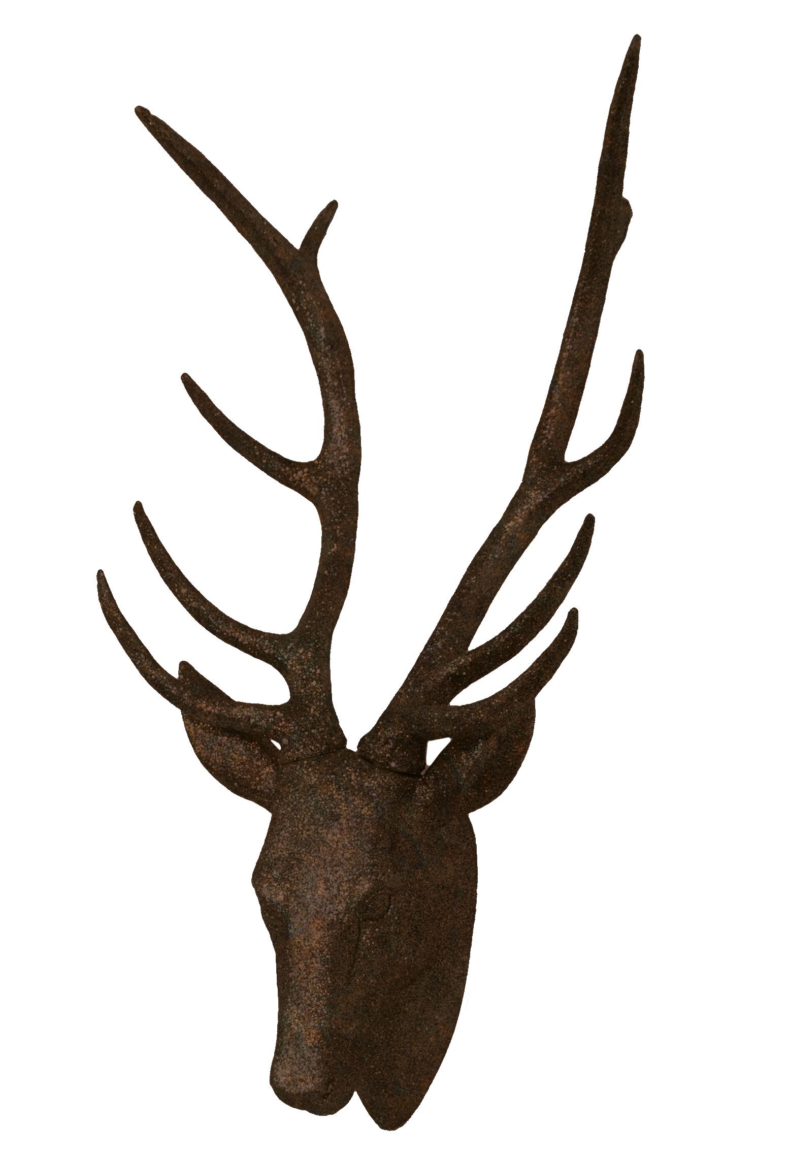Rust Faux Deer Head | Rust Stag | Modern Home Decor | Modish Deer