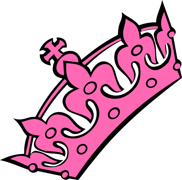 Pink Princess Crowns Logo - Free Clipart Images