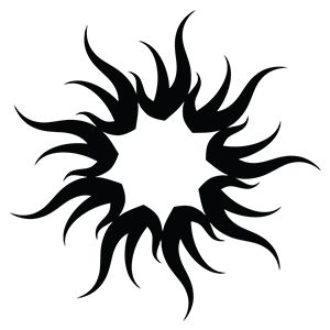 Simple Sun Tattoo | Sun Tattoos ...