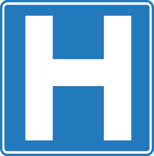 Hospital Symbol Clip Art - vector clip art online ...