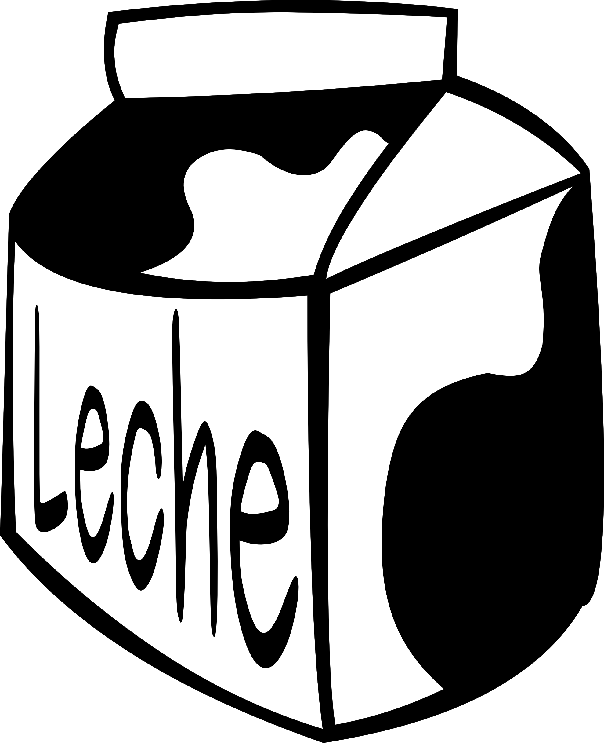 Food Black And White Clipart