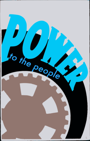 Power to the People - vector Clip Art