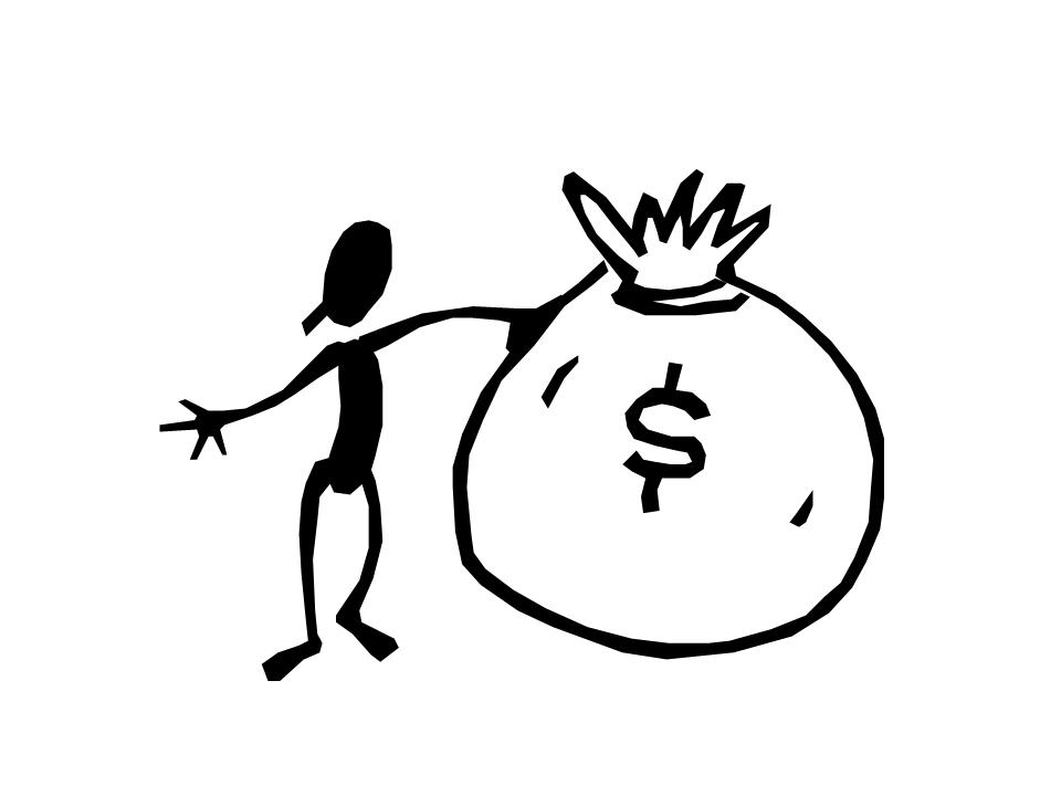 hold bag of money | imconfident