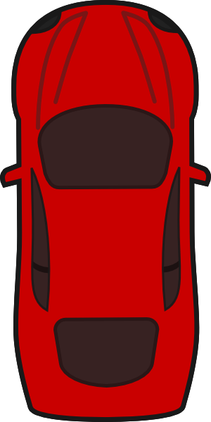 Car clipart top view transparent