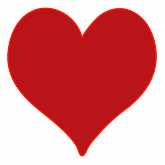 Love Heart Valentine Photo Statuettes, Cutouts & Sculptures | Zazzle
