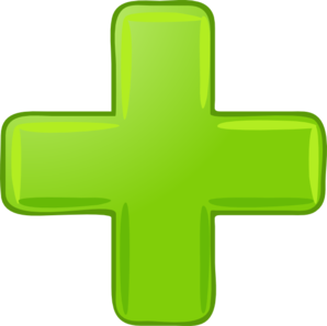 Green Plus Sign clip art - vector clip art online, royalty free ...