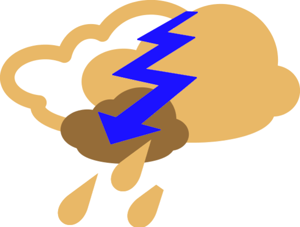 simple weather symbols 9 - vector Clip Art