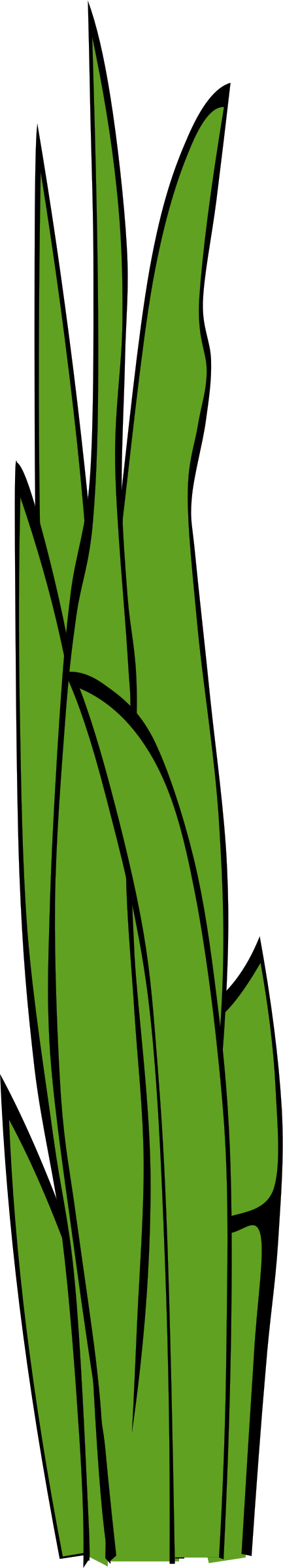 Clipart - Grass Blades and Clumps 4