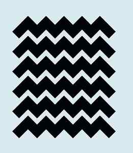 CHEVRON MINI STENCIL ZIG ZAG STENCILS TEMPLATE PATTERN BACKGROUND ...