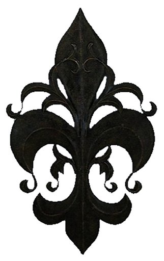 Second Life Marketplace - Wall Art - Metal - Fleur De Lis