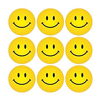 Yellow Smiley Faces Stickers: Amazon.co.uk: Office Products