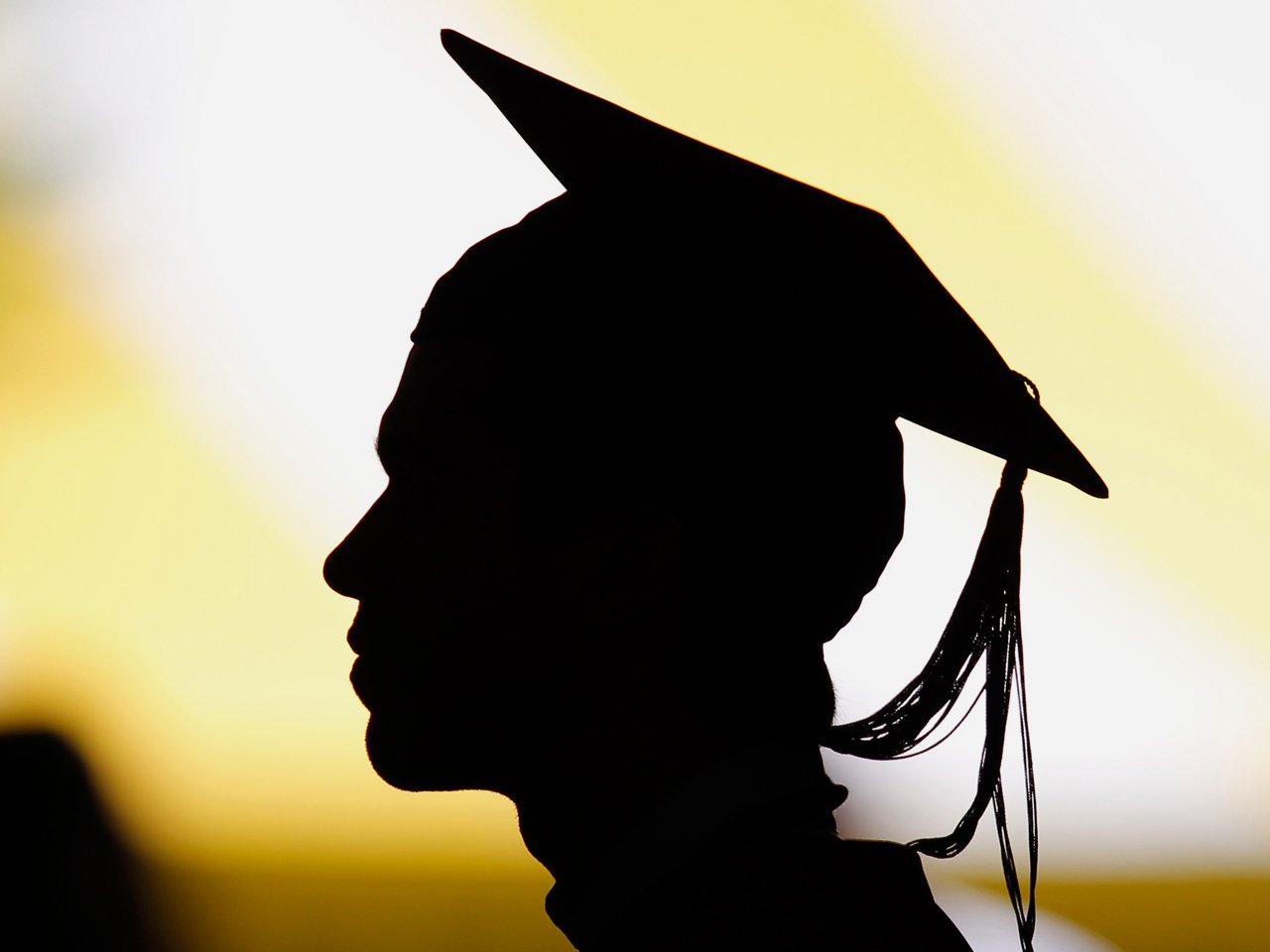 Clipart college graduate silhouette degree