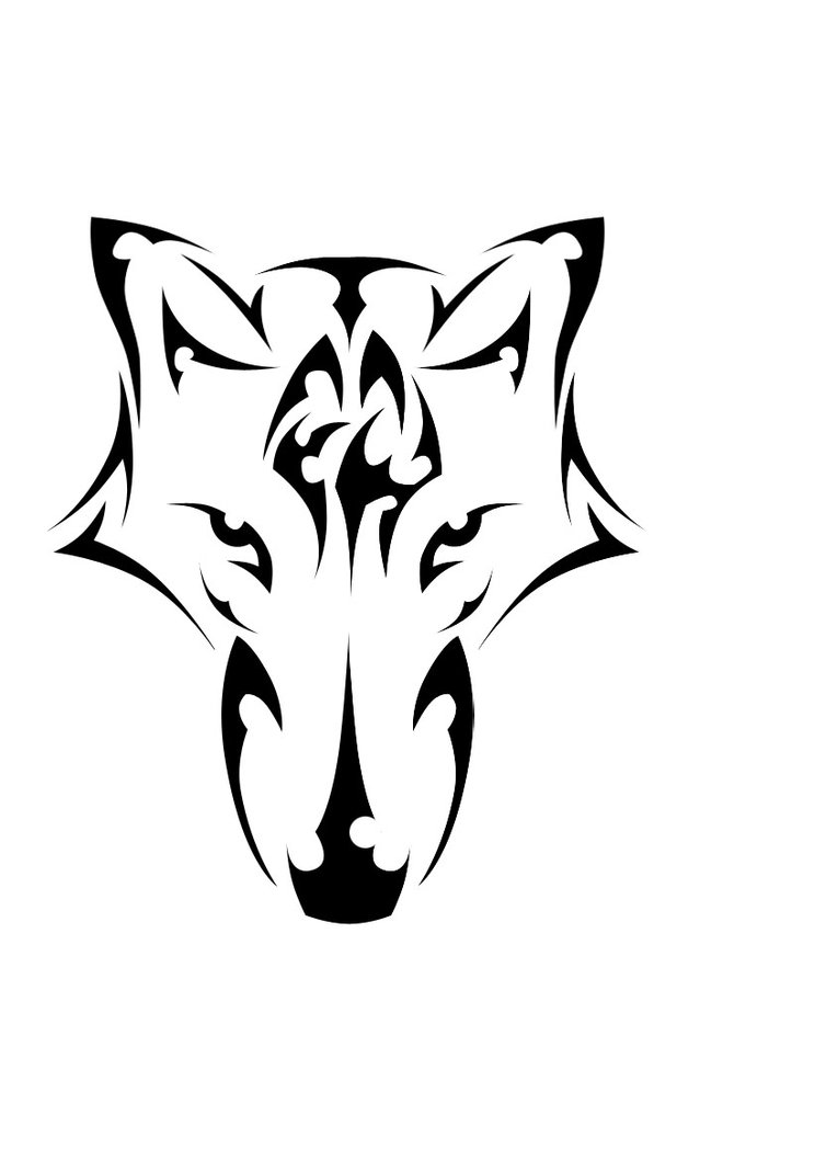 Tribal Wolf Head - ClipArt Best - ClipArt Best