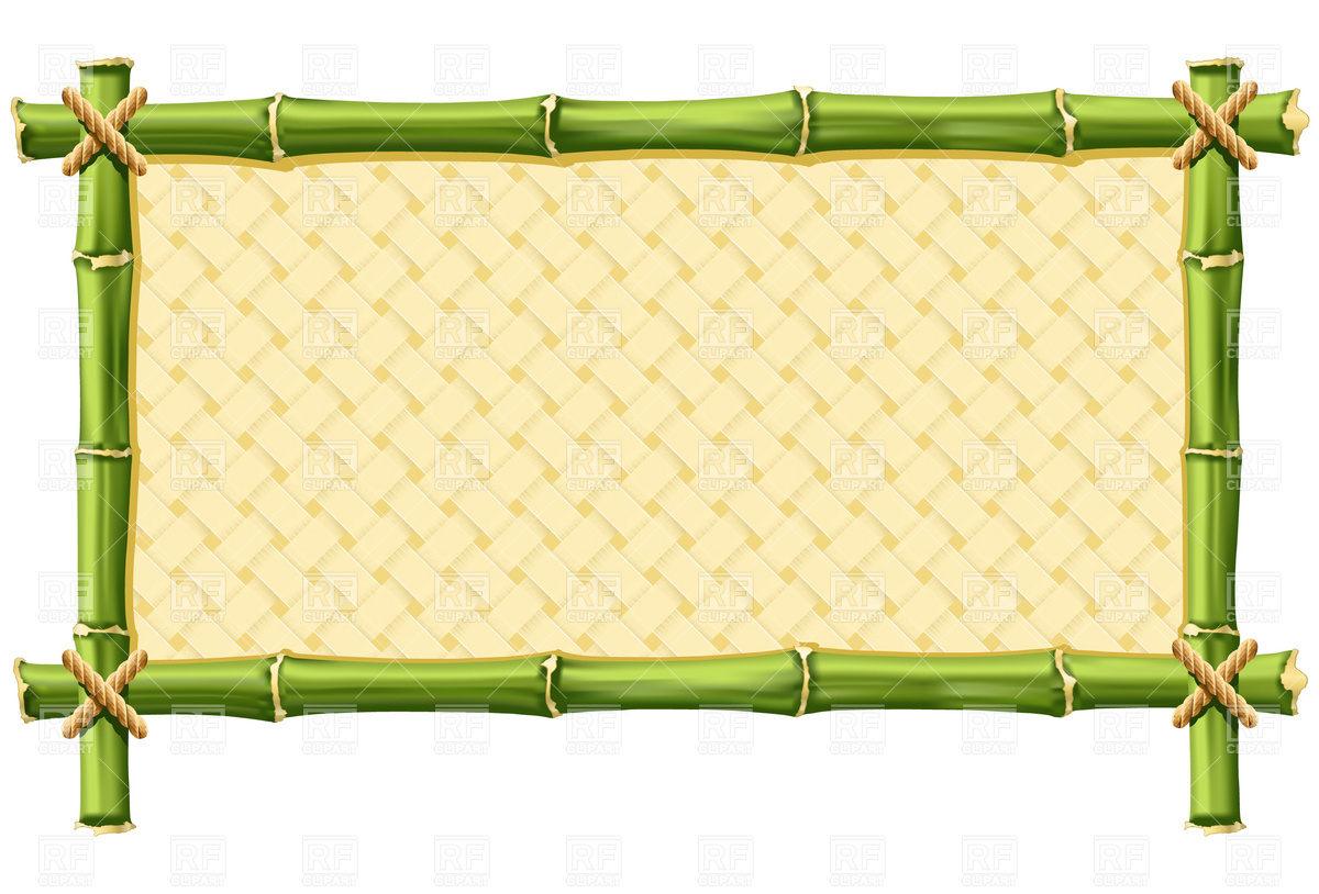 Bamboo frame with Woven, Borders and Frames, download Royalty-free ...