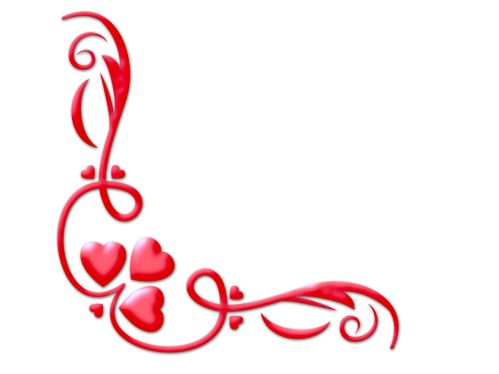 Wallpapers Valentine Frames Photoshop Png Designs Corners 1024x768 ...